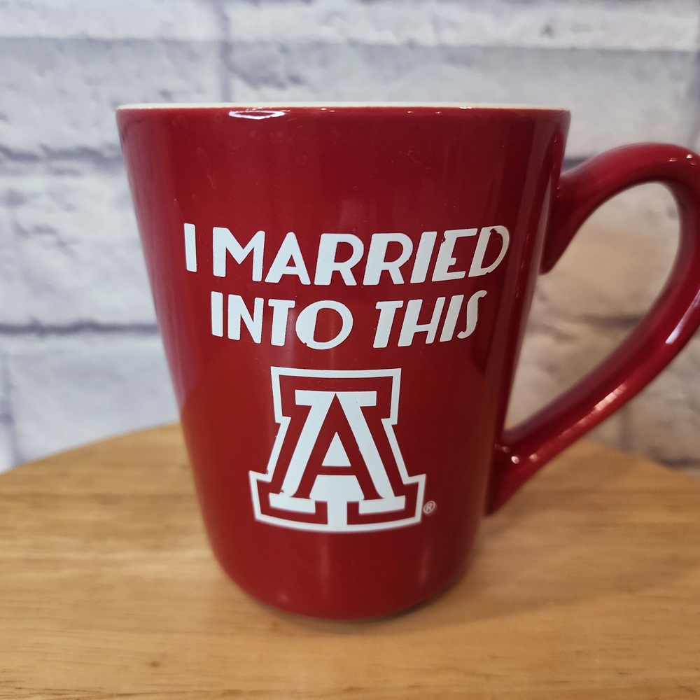 University of Arizona Red Ceramic 'I Married Into This' Mug